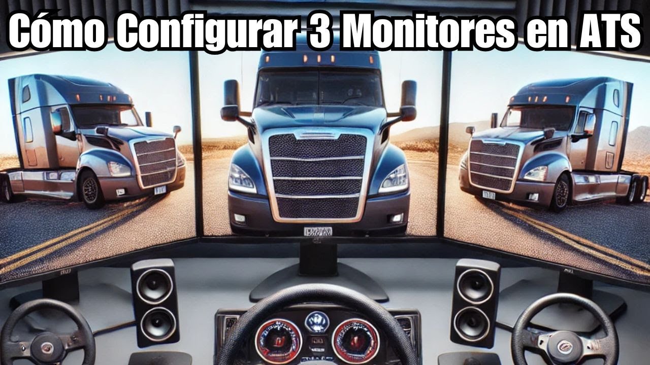 Desbloquea el Poder de 3 Monitores en American Truck Simulator: Guía Completa para Configurar el FOV