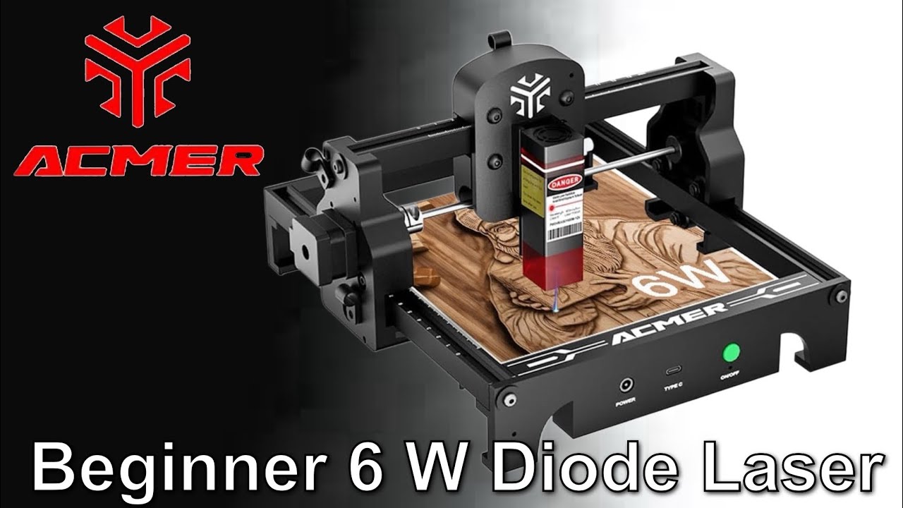 Acmer 6w Diode Laser Unboxing and Review