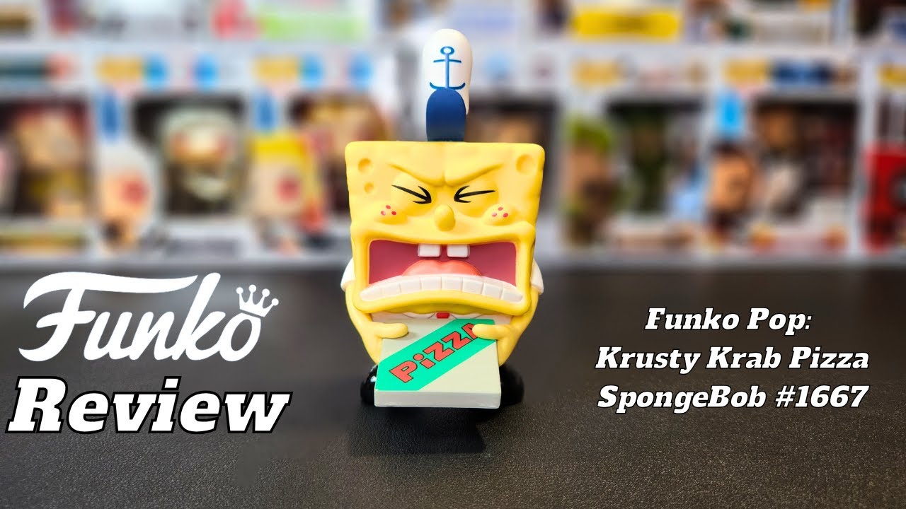 Krusty Krab Pizza SpongeBob 1667 Funko Pop Review
