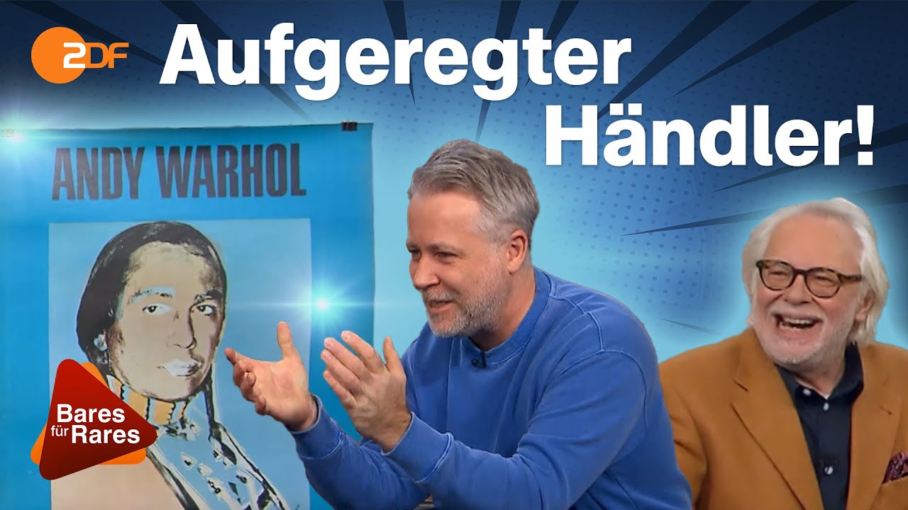 Original von Andy Warhol: Signiertes Pop Art Poster sorgt für nervöse Händlerrunde | Bares für Rares