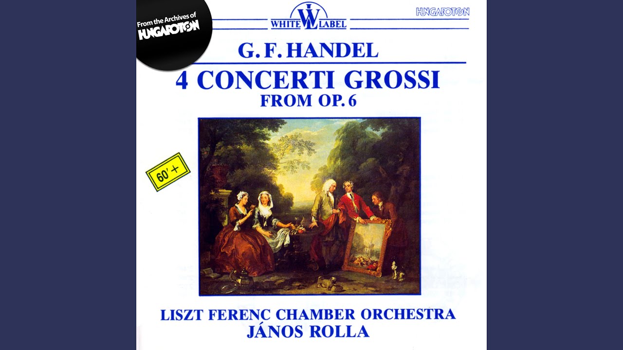Concerto Grosso No. 6 in G Minor HWV 324: III. Musette. Larghetto