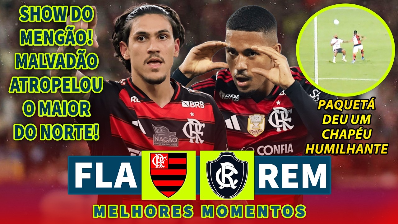 AULA DE FUTEBOL E SHOW DO MENGÃO | Flamengo x Remo | Melhores Momentos (COMPLETO) | 19/03/2026