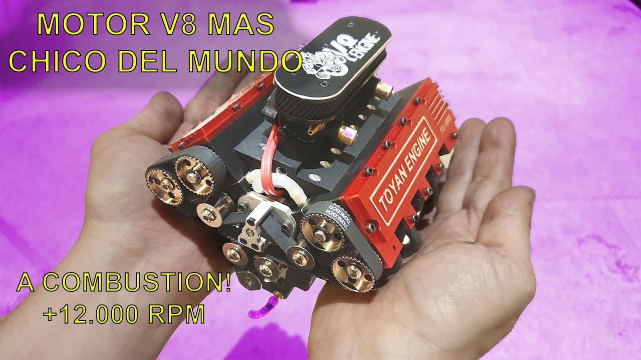 Este es el motor V8 mas chico del mundo Y ruge como salvaje!! 😍