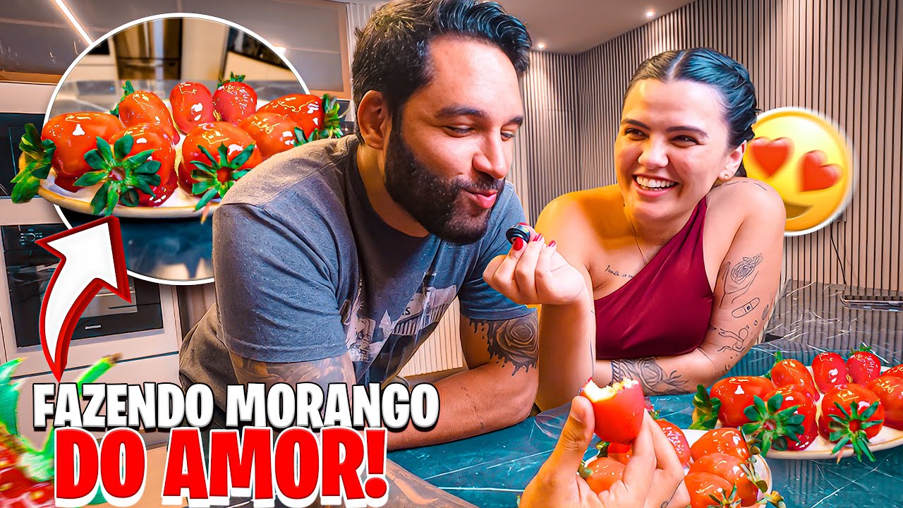 O MORANGO DO AMOR MAIS FÁCIL E MAIS GOSTOSO