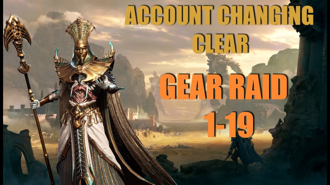 Easy Gear Raid 1 Stage 19 Tutorial [ watcher of realms]