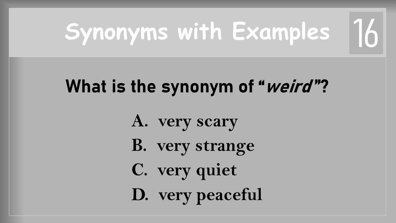 Synonyms with Examples 16 | English Vocabulary Practice Test | Test Your English Vocabulary Skills