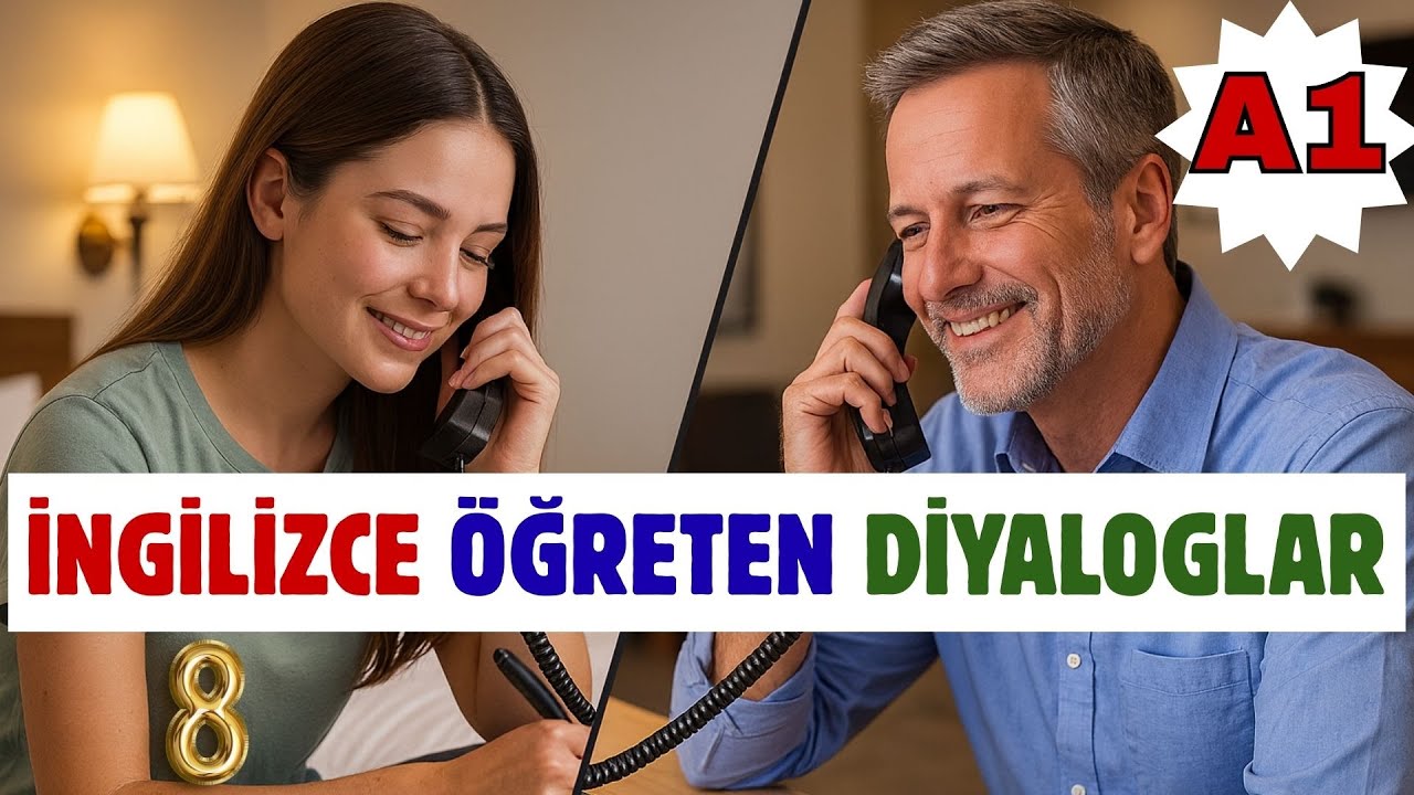 A1| Her Gün Bir  Diyalog 8|DİNLE & TEKRARLA & İNGİLİZCENİ GELİŞTİR| -Otelde Konaklamak ve Sorunlar -