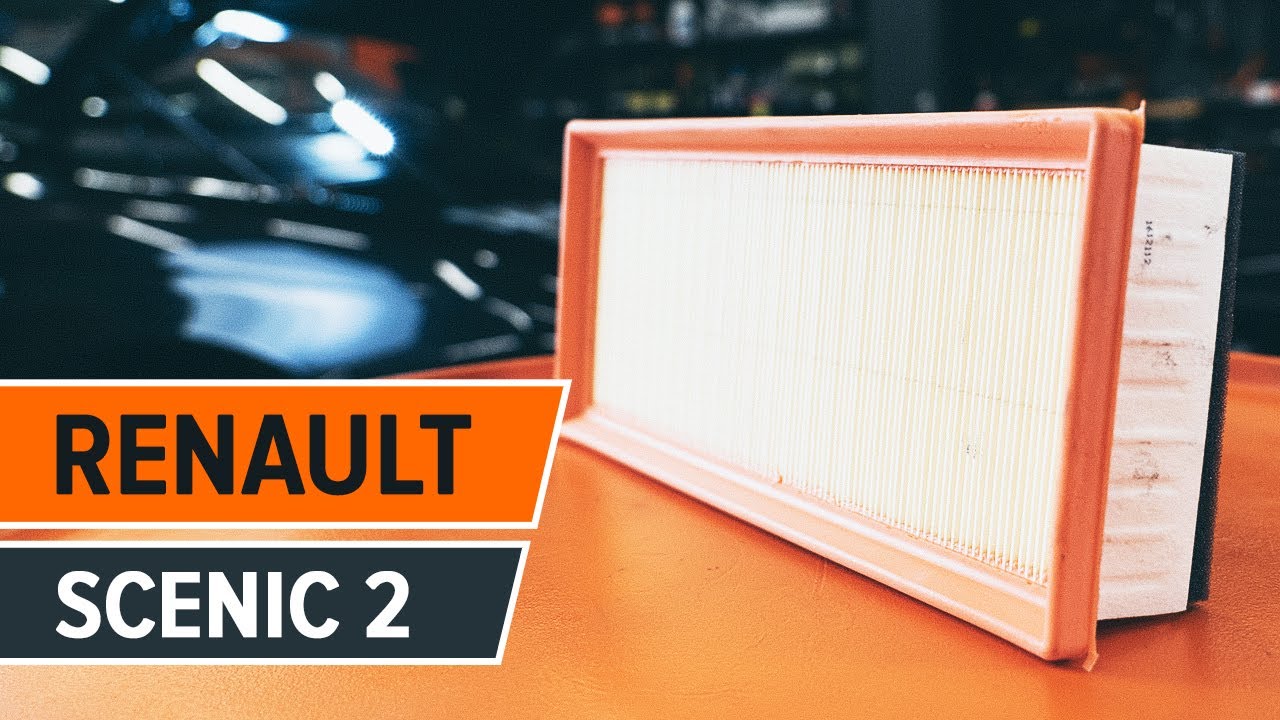 Vyměna vzduchový filtr motoru pro RENAULT SCENIC 2 | Autodoc