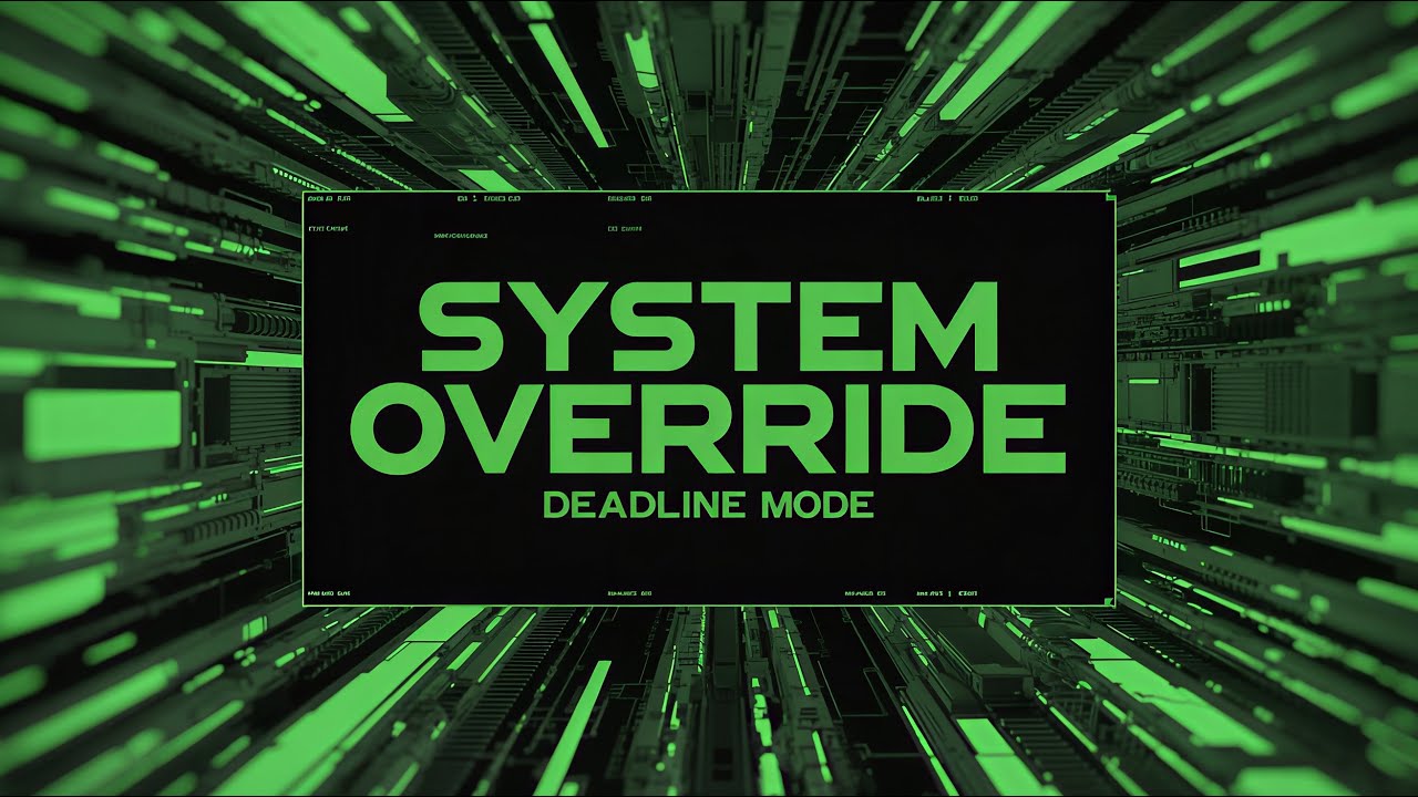System Override 🟢 | Fast Minimal Techno for Deadlines & High Speed Coding