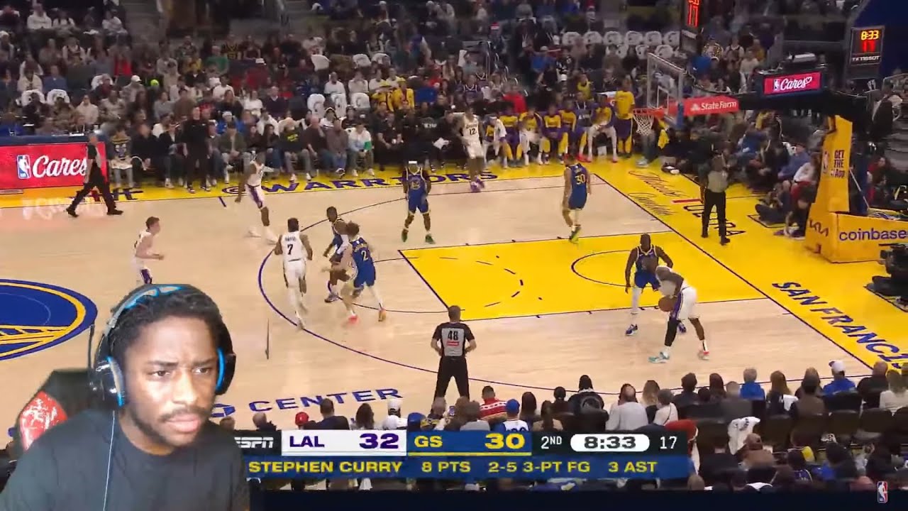 REACTING TO LAKERS at WARRIORS | FULL GAME HIGHLIGHTS!