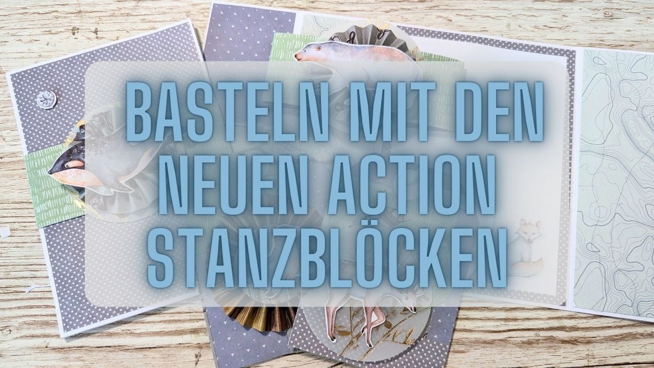 Crossover Gate Fun Fold Karte basteln I Action Paper Die Cut Blöcke
