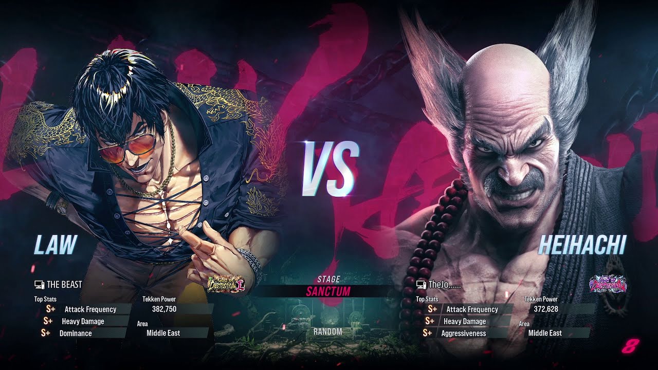 BSK (Law) VS Thjokerguy (Heihachi) Tekken 8 Ranked