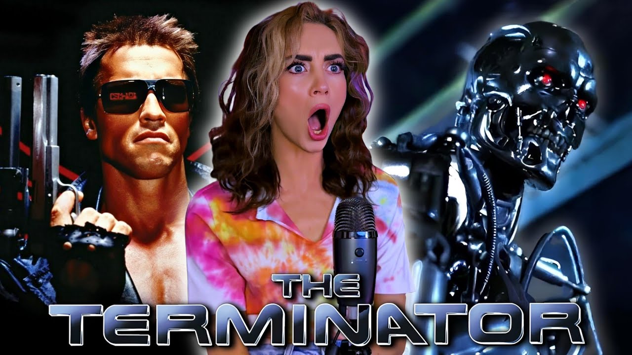 FIRST TIME WATCHING * THE TERMINATOR (1984) * MOVIE REACTION!! THIS HAD ME SHOOK ft. MY DOGS!😂