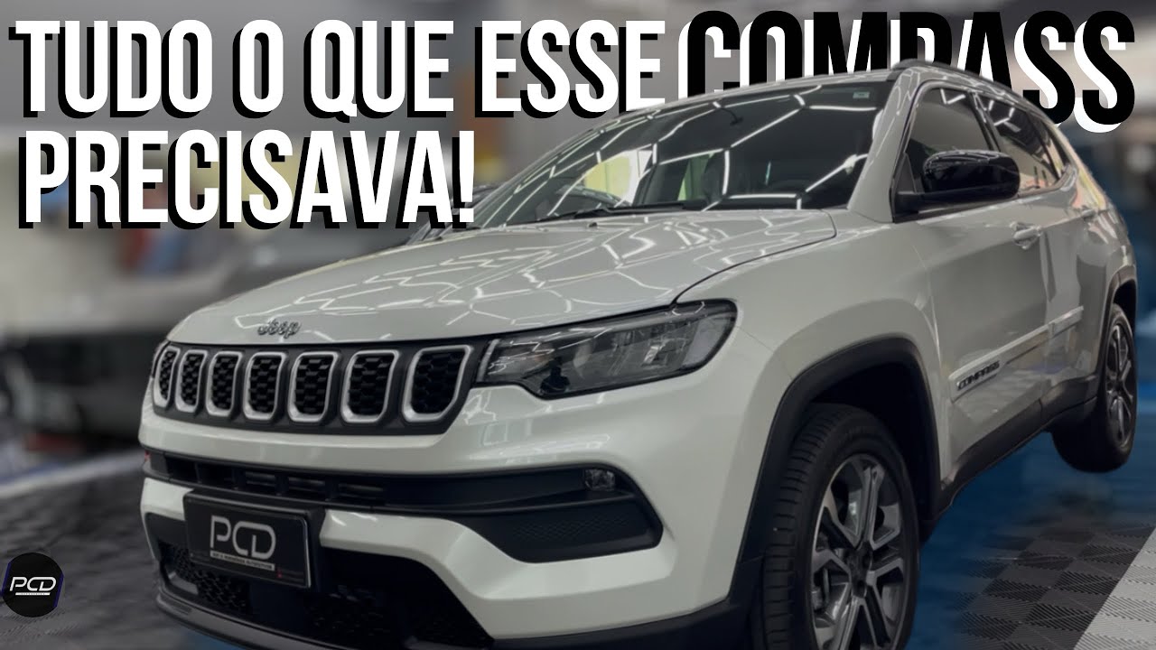 Porta malas eletrico, Rebatimento dos espelhos retrovisores e muito + para o Jeep Compass Sport 2025