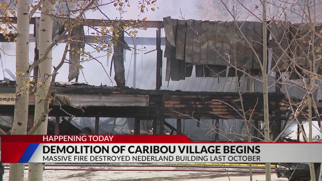 Demolition of Caribou Village begins