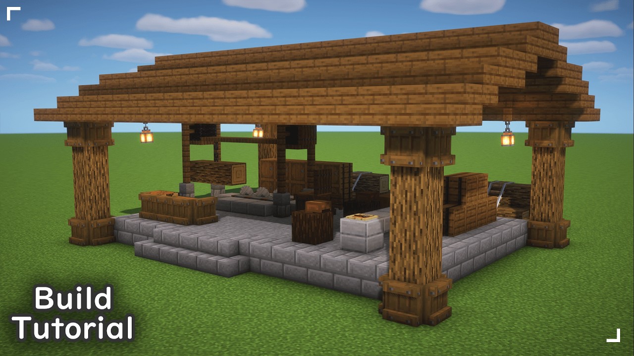 🪵 Lumbermill / Sawmill 🪓 | Minecraft Build Tutorial