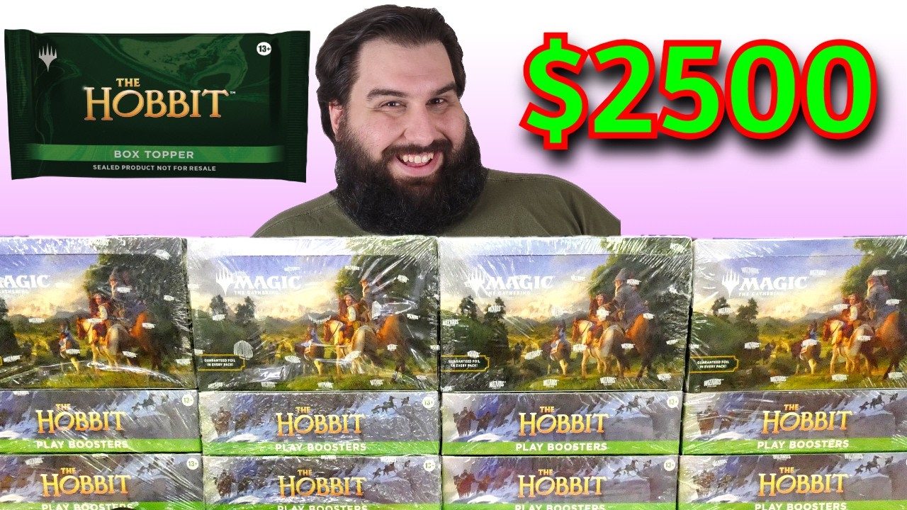 Magic the Gathering x The Hobbit - Almost $2500 of Play Boosters & Box Toppers Opened!