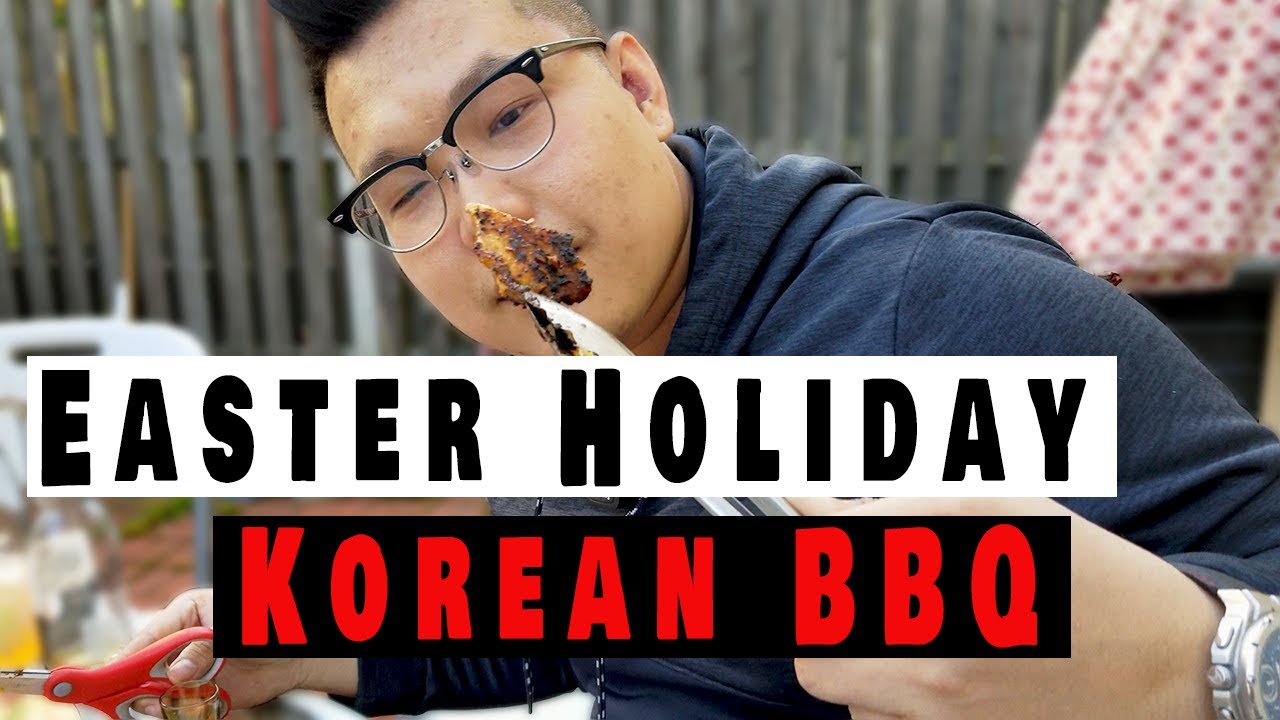 Happy Easter Holiday in the US - Korean BBQ with family