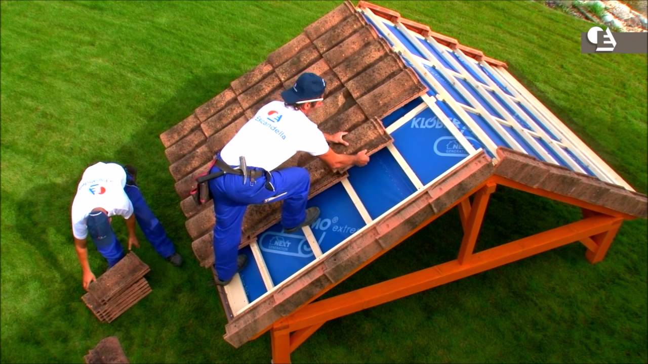 How to install half tile - double tile (dry installation)