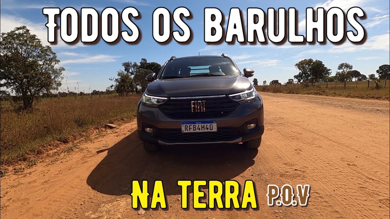 Estrada de terra - Nova Fiat Strada Volcano - Point Of View