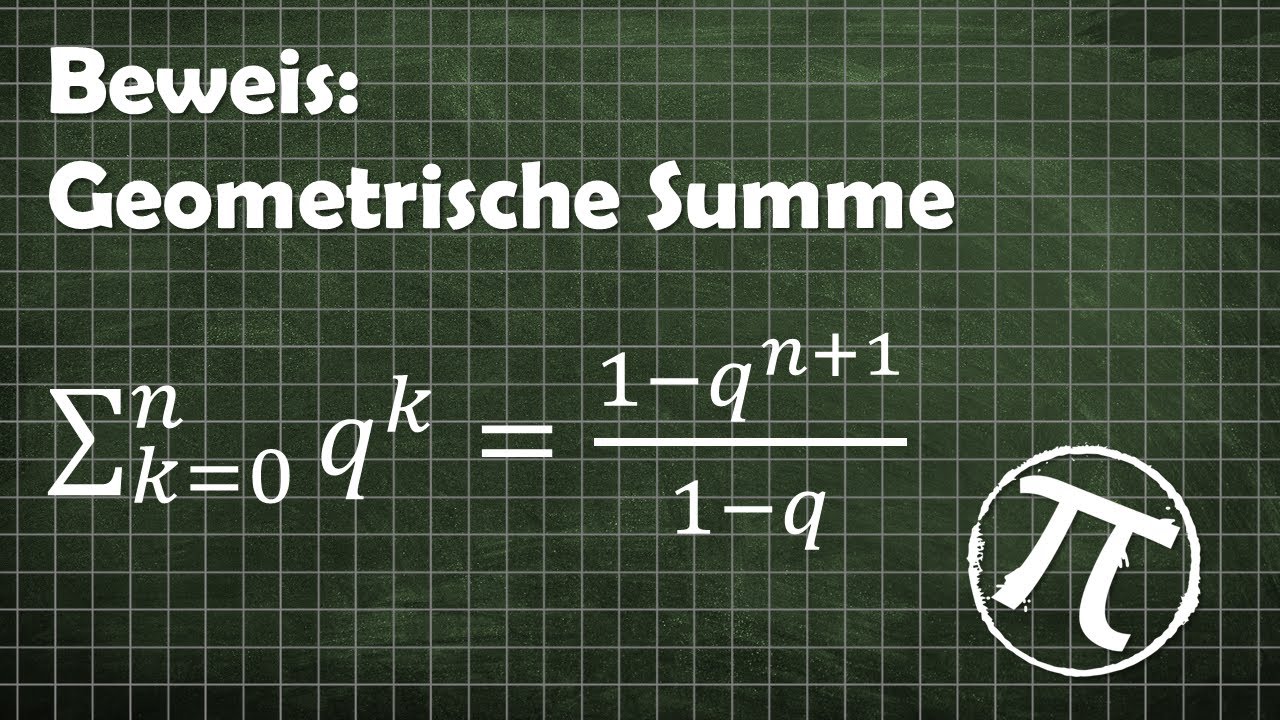 geometrische Summenformel per Induktion beweisen