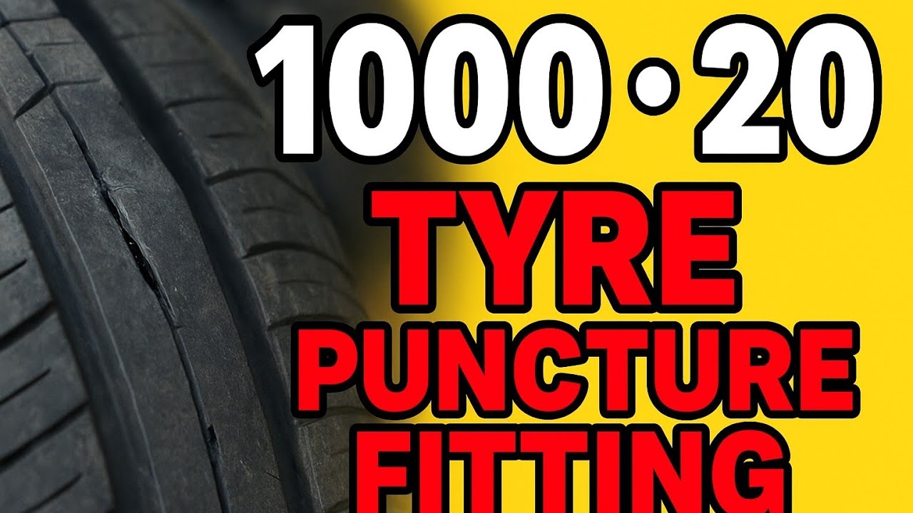 1000 20 tyre puncher fitting #trending #tyre #viral #video 
