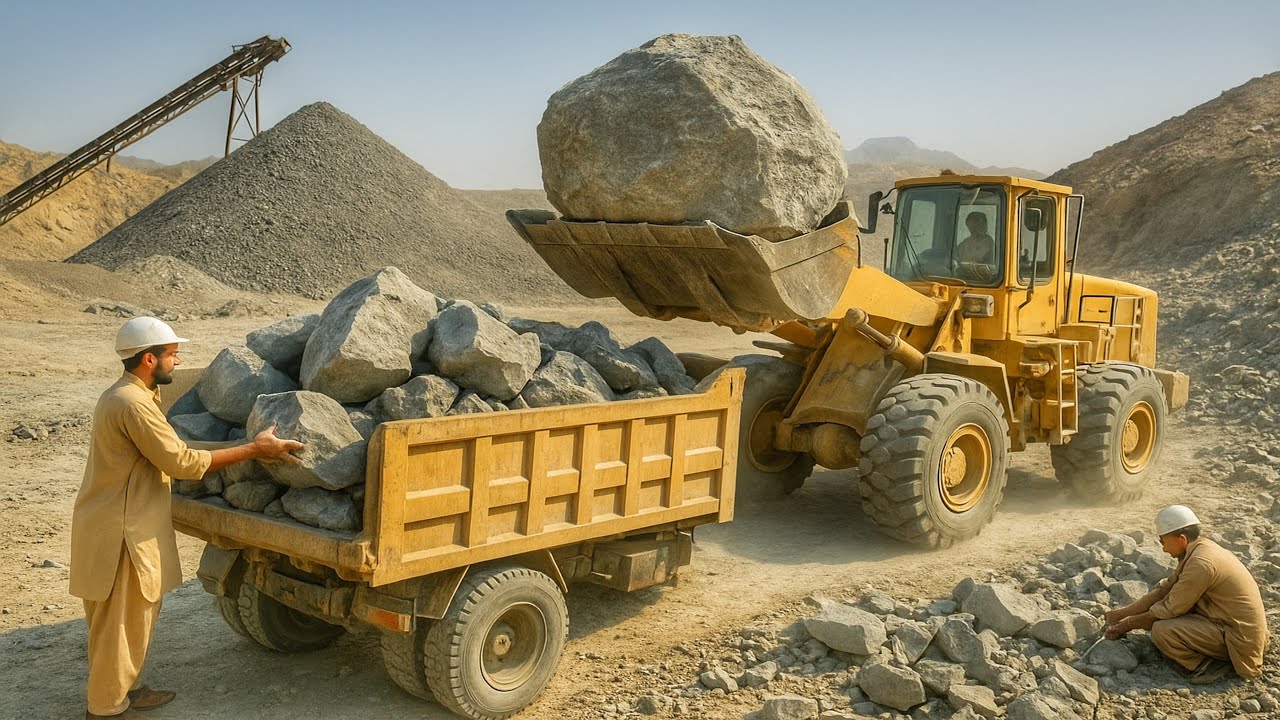 How Rocks Are Turned Into Perfect Sand | Crushing Process You’ve Never Seen