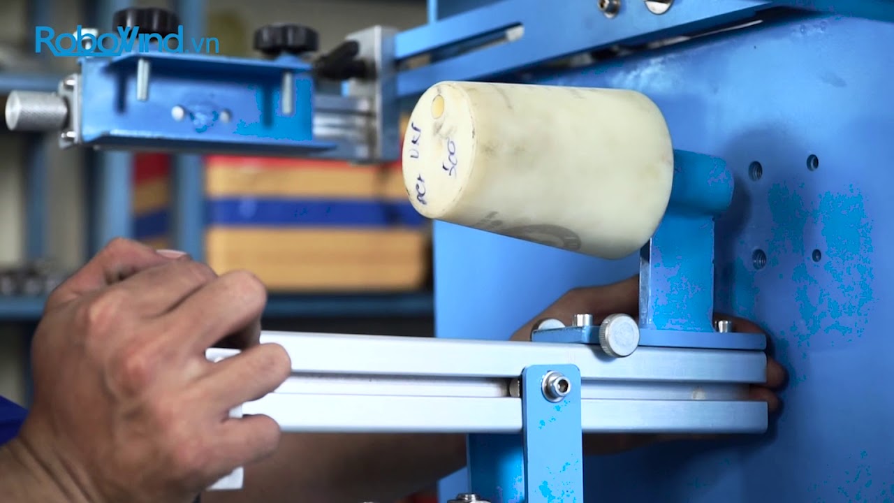 Máy in lụa trụ tròn đa năng | Máy in lụa tự động | Robowind | 0903859298
