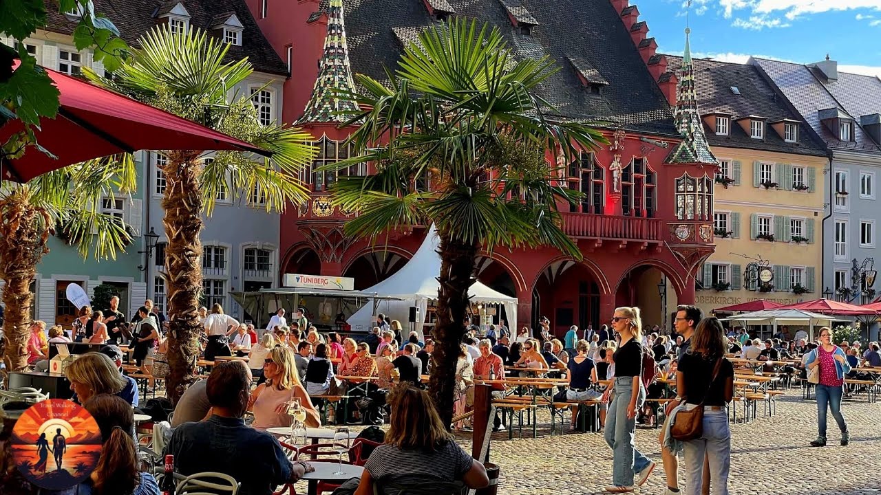 FREIBURG IM BREISGAU 🇩🇪 GERMANY - Medieval Picturesque Town & Market