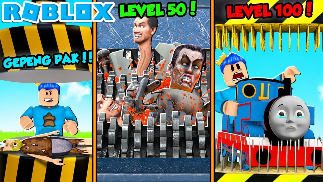 PAK UNAT JADI GEPENG!!! KITA BELI ALAT HIDROLIK LVL 1-100 DI ROBLOX!!!