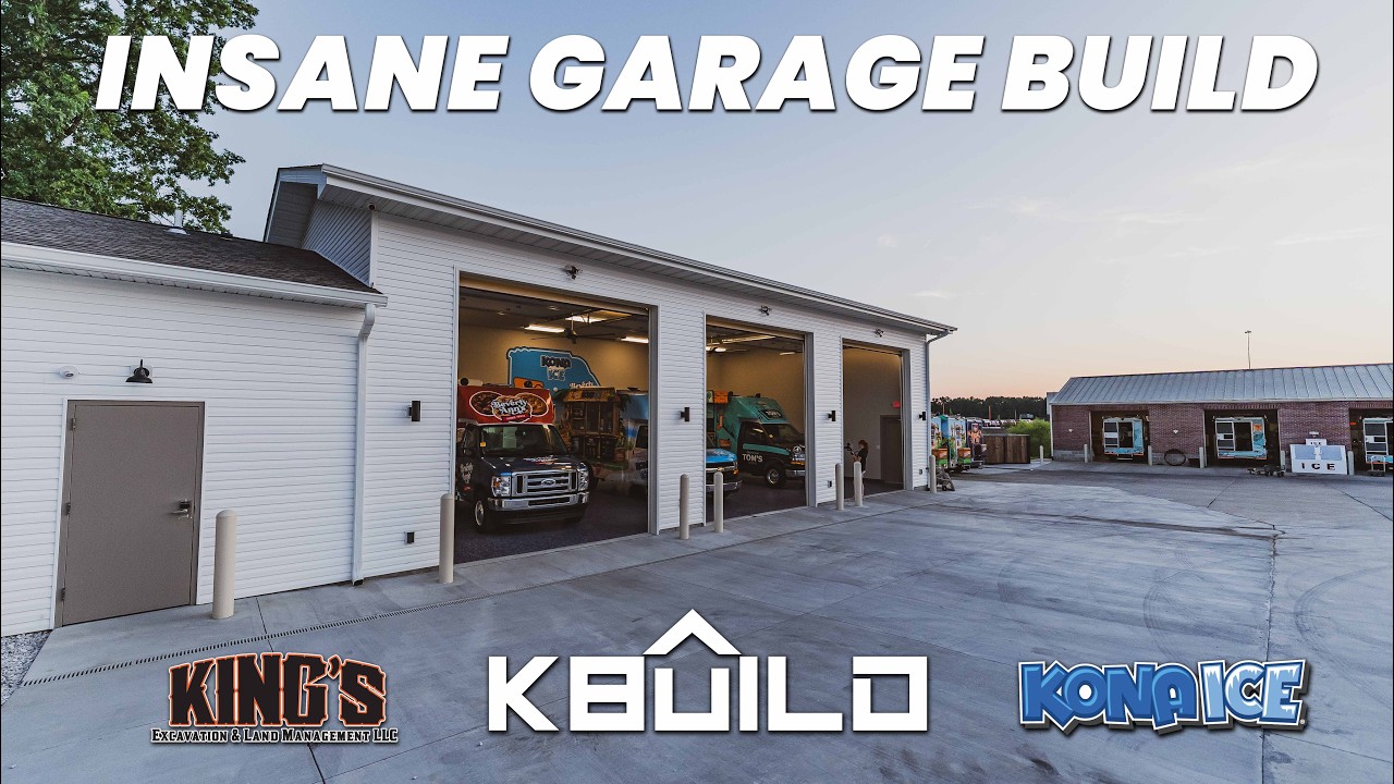 FULL GARAGE BUILD | Construction ASMR | KBUILD Series