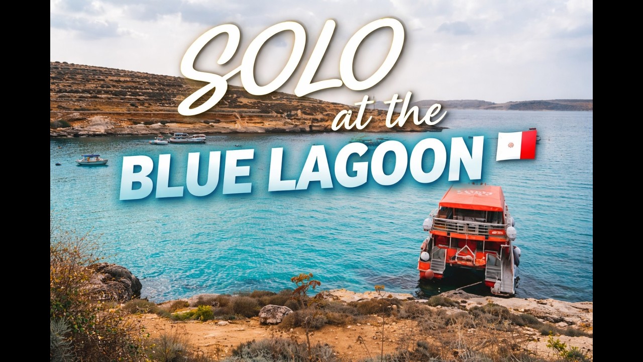 Solo at the Blue Lagoon 🇲🇹 | Comino Day Trip
