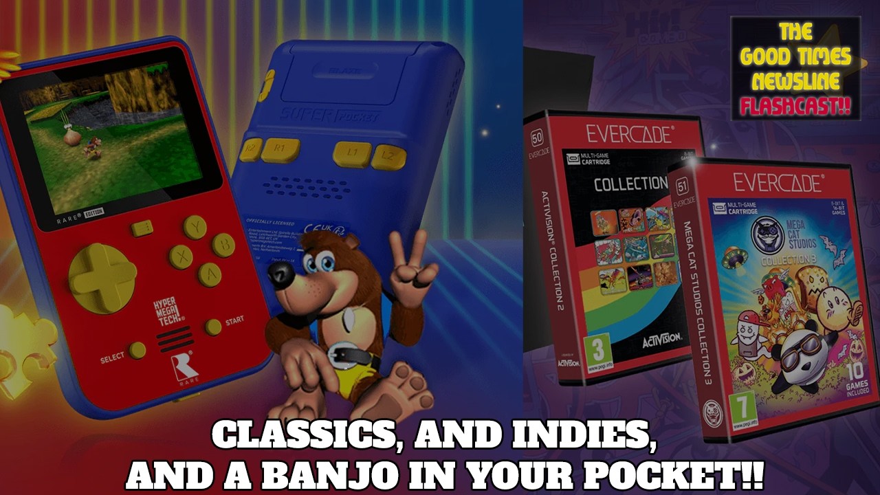 Анонсированы игры Activision 2, Mega Cat 3 и Banjo для Evercade!! Подкаст Good Times Newsline от ...