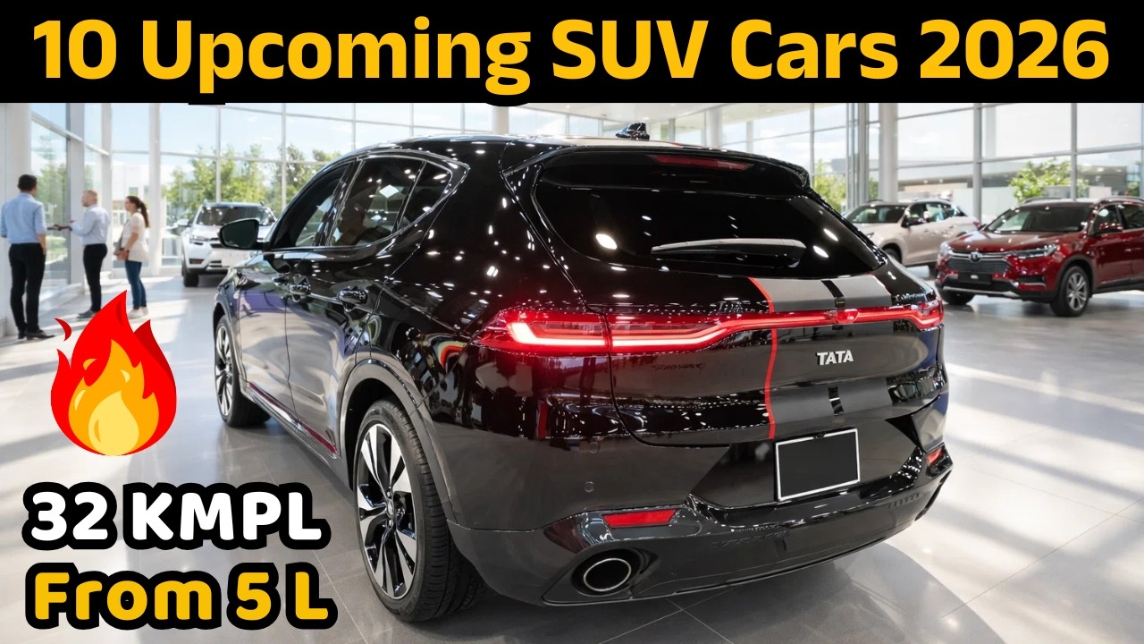 2026 में आने वाली 10 धमाकेदार SUV 🚘 | Top 10 Hottest New SUV Car Launches in 2026 India