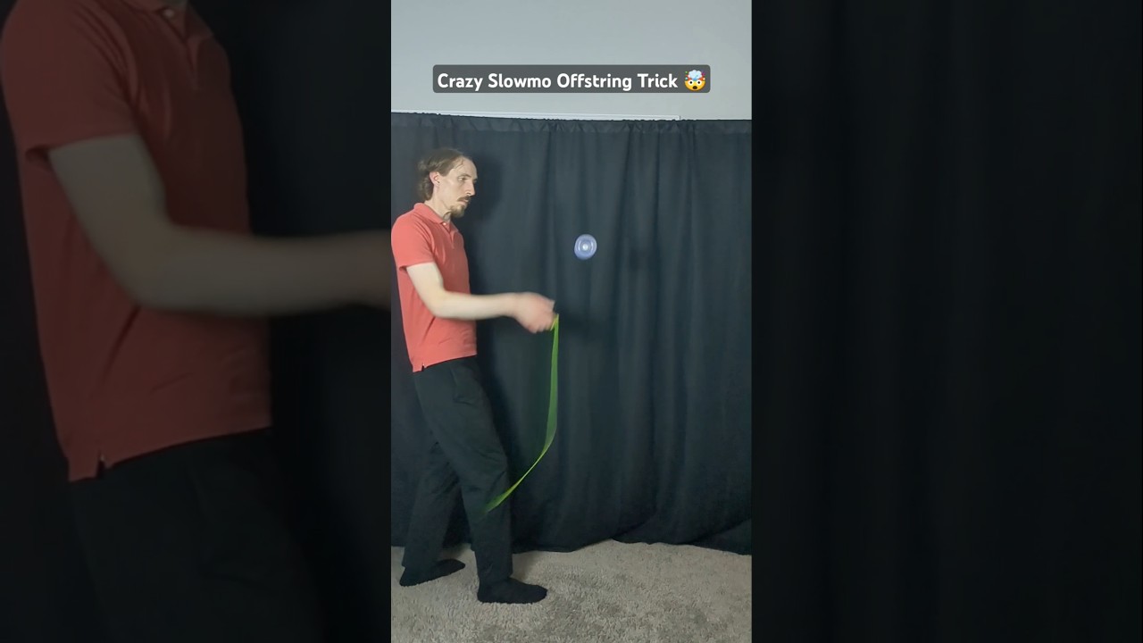Crazy Slowmo Offstring Trick! 🤯 #yoyo #tricks #crazy #slowed #space @W1LD_official Boundless