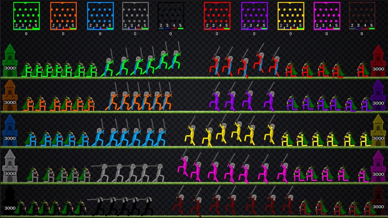 Stickman 5v5 ~ Battle of Chaos