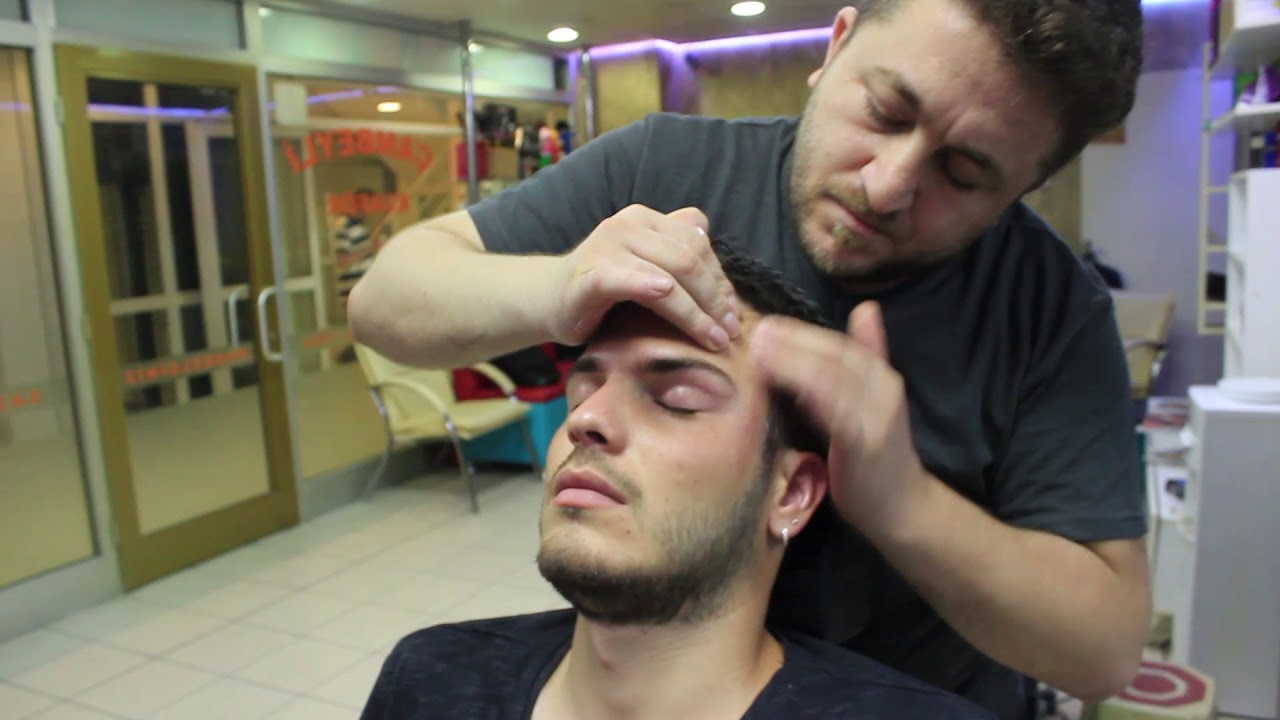 ASMR Turkish Barber Face,Head and Body Massage 120 (16 Mins) 💆‍♂️👍👍💈