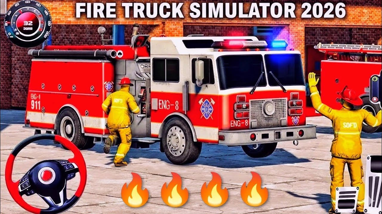 🔥 Fire Truck Simulator 3D | City Rescue Mission | Android Gameplay 😱