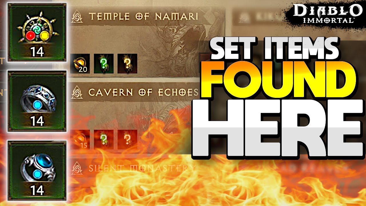 Where to Find Specific Set Items in Diablo Immortal
