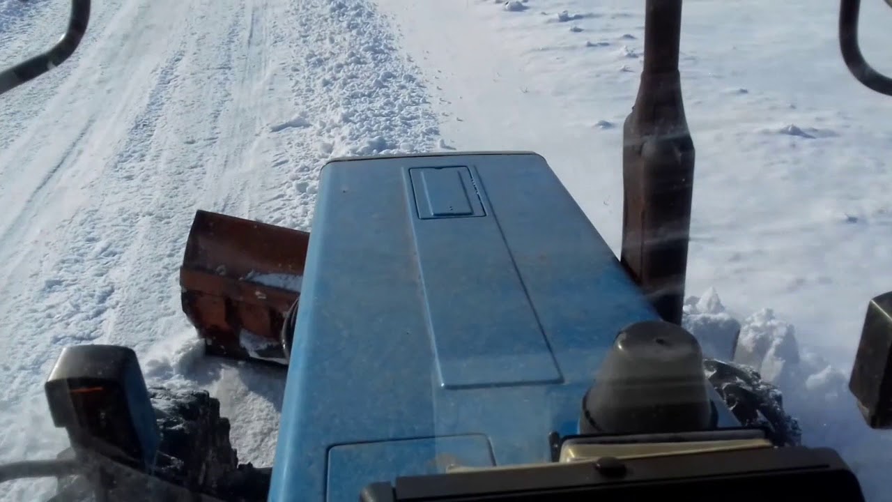 Чистим снег на МТЗ 920/mtz 920