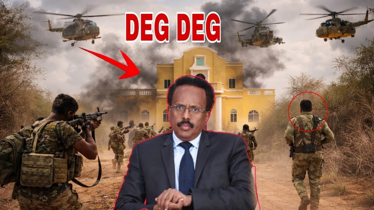 DEG DEG: Duulan Lagu Qaaday Guriga Farmaajo Ciidamo Milatari Gudaha u Galay Arin layaab Ku ah Amniga