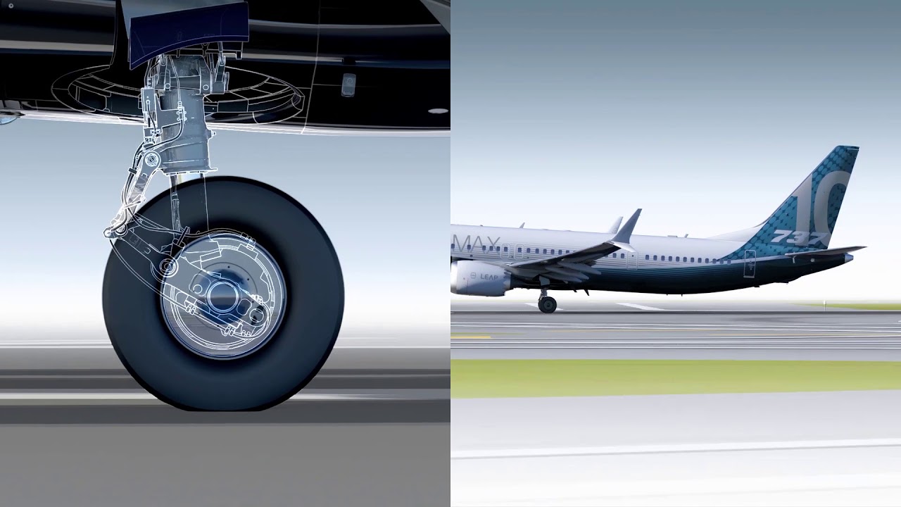 Как работает шасси 737 MAX 10