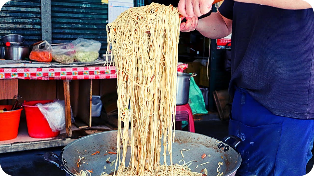 素食炒麵小菜平價好吃，四物湯超濃郁好喝/Taiwanese Vegetarian Fried Noodles and Side Dish Making