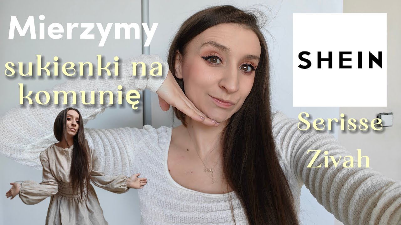 Mierzymy sukienki na komunię | haul shein 