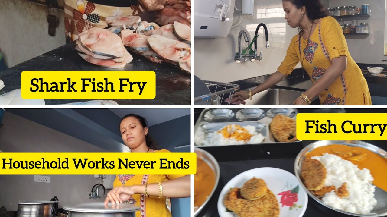Sunday Seems to Funday😋🦈| How I Make Fish Curry| #konkanivlogger #goanvlogger #vlogger @MrsDalvi-Goa