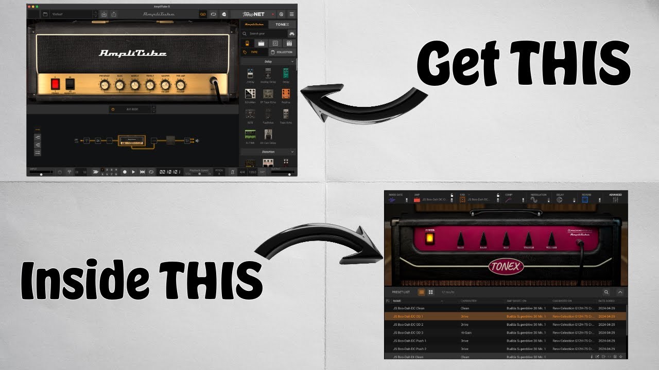 AmpliTube 5 тонов в TONEX? Вот в чём секрет.