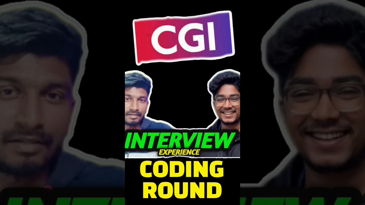 CGI CODING ROUND @akshayhangaragi  #cgi  #interview