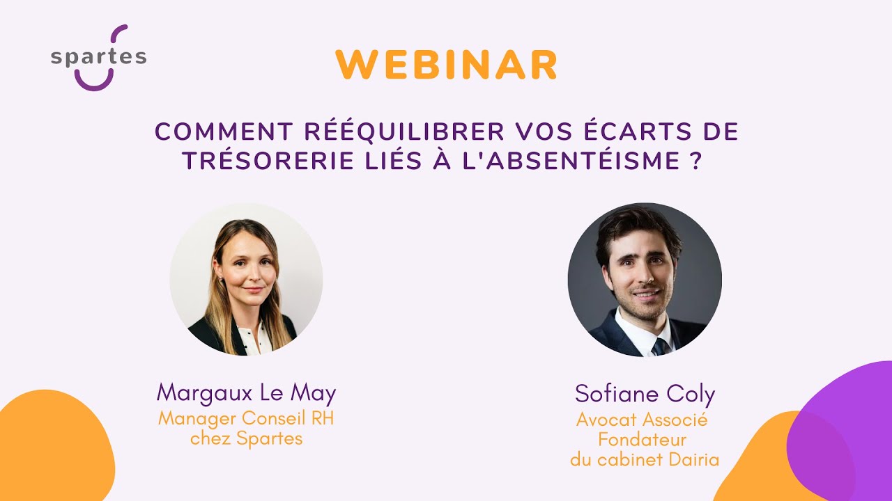 Webinar - Comment rééquilibrer vos écarts de trésorerie liés à l'absentéisme
