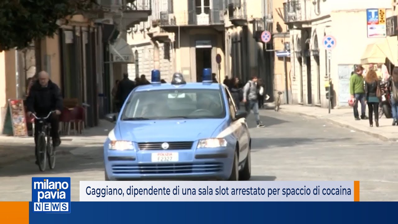 Gaggiano, dipendente di una sala slot arrestato per spaccio di cocaina