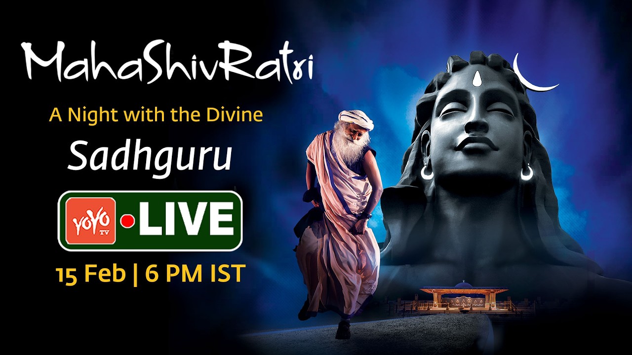 LIVE: Sadhguru MahaShivaRatri 2026 | Isha Yoga Center | Sadhguru Mahashivratri LIVE | YOYO TV News